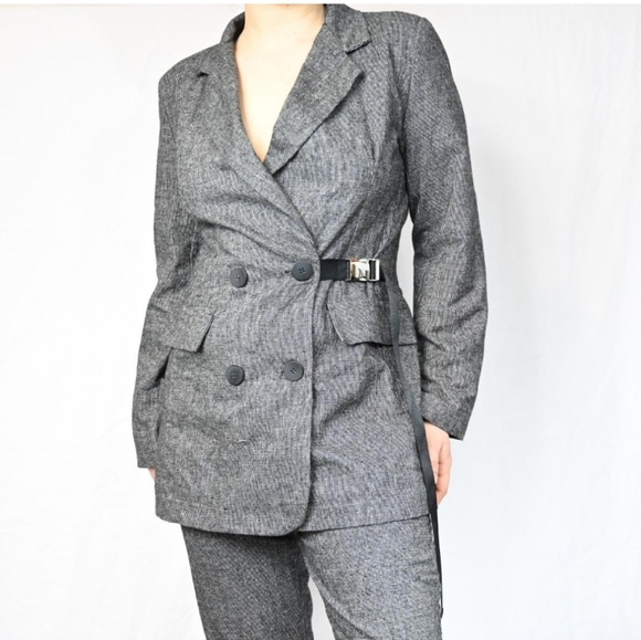 Blazer & Trouser Suit Set - Picture 2 of 4